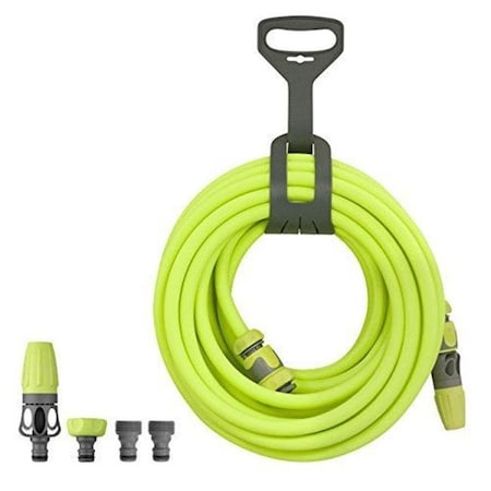 Light House Beauty 50 ft. Flexzilla Garden Hose Kit with Quick Connect Attachements LI952069